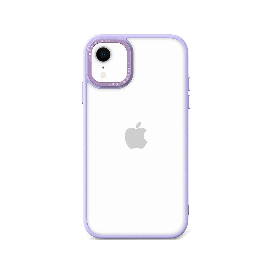 iPhone XR Lavender Hush Clear Phone Case CORECOLOUR AU