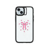 iPhone 15 Plus Pink Ribbon Heart Camera Ring Kickstand Case - CORECOLOUR AU