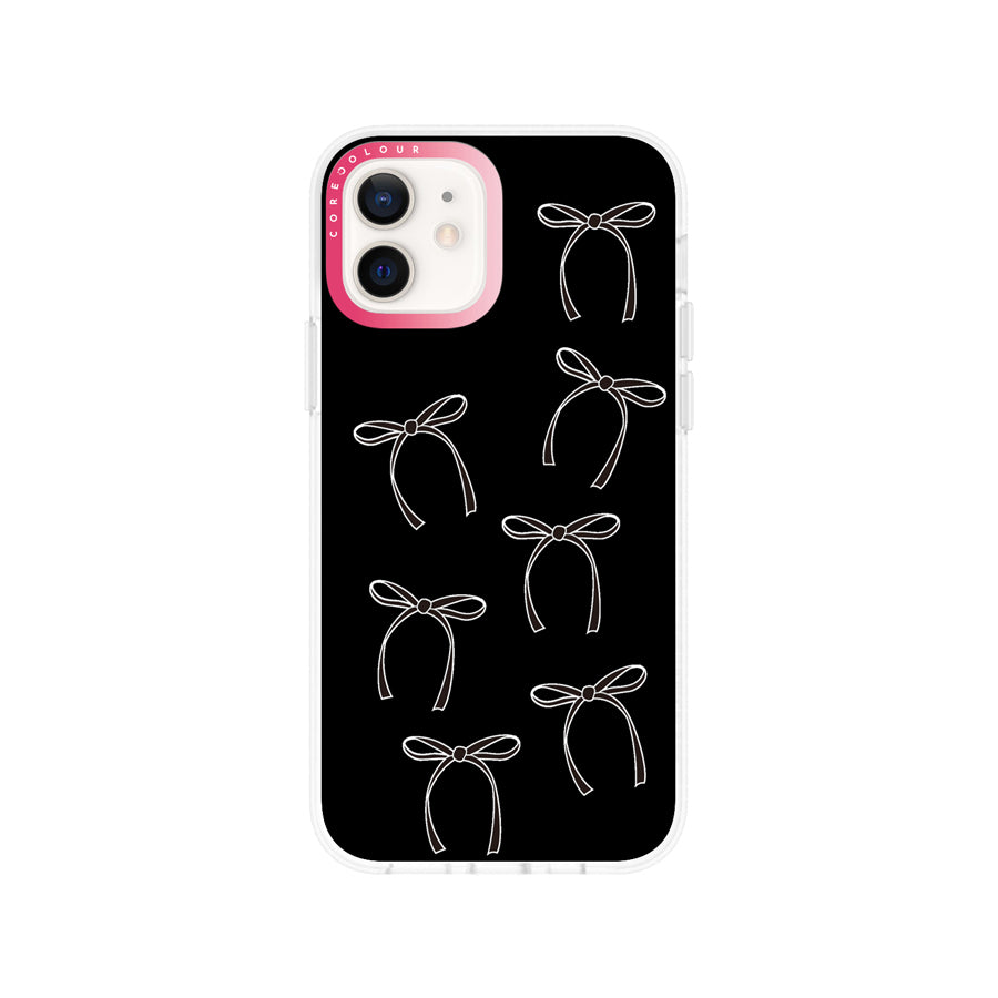 iPhone 12 White Ribbon Minimal Line Phone Case MagSafe Compatible - CORECOLOUR AU