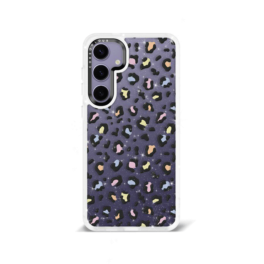 Samsung Galaxy S24+ Colourful Leopard Glitter Phone Case - CORECOLOUR AU