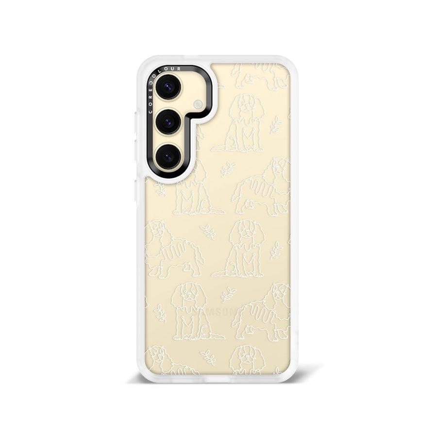 Samsung Galaxy S24 Cocker Spaniel Minimal Line Phone Case - CORECOLOUR AU