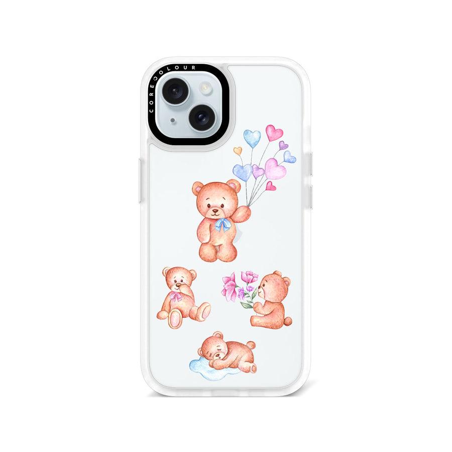 iPhone 15 Teddy Bear Friends Phone Case - CORECOLOUR AU