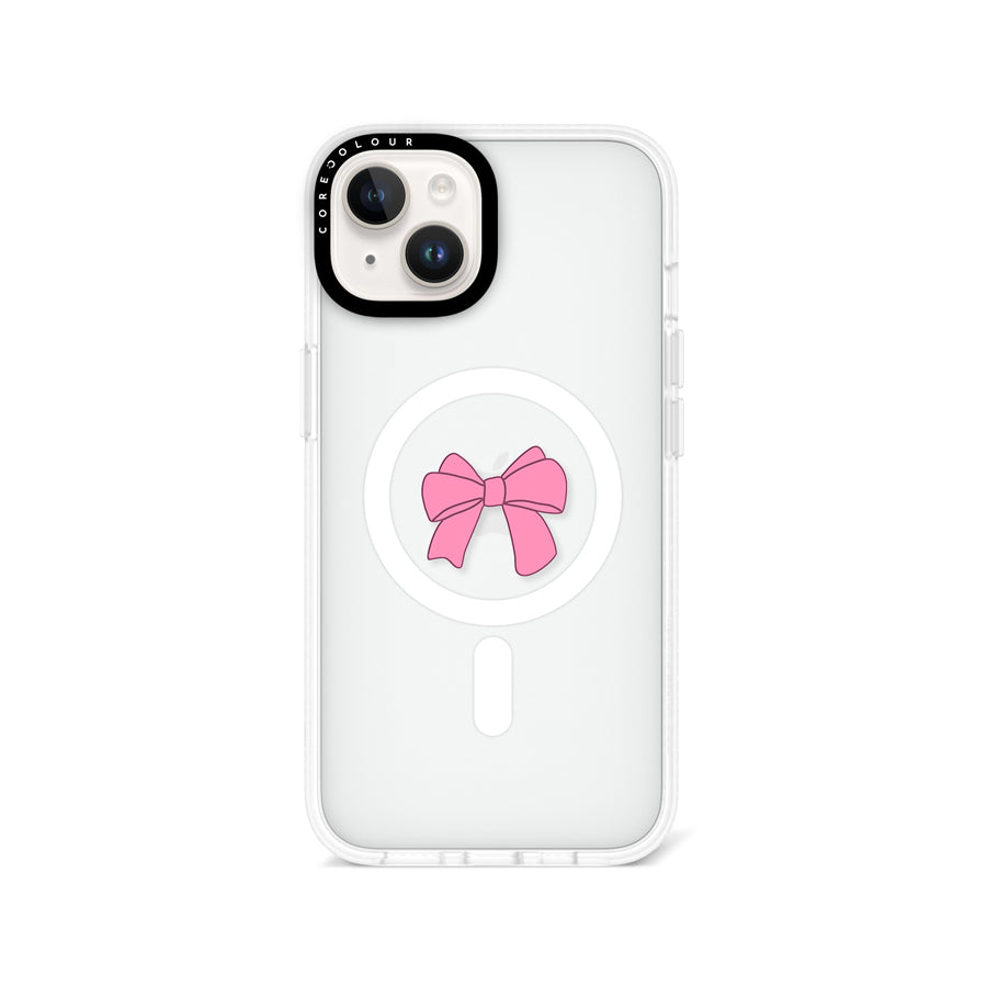 iPhone 13 Pink Ribbon Bow Phone Case MagSafe Compatible - CORECOLOUR AU