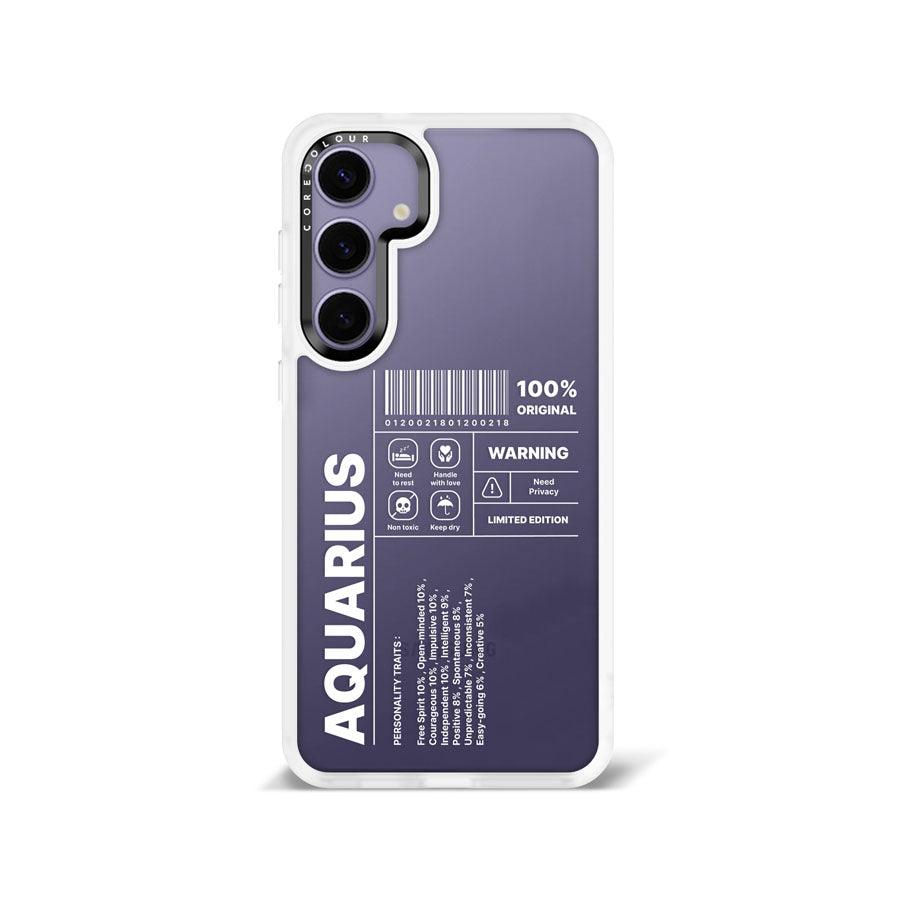 Samsung Galaxy S24+ Warning Aquarius Phone Case - CORECOLOUR AU