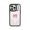 iPhone 15 Pro Pink Ribbon Bow Ring Kickstand Case MagSafe Compatible - CORECOLOUR AU