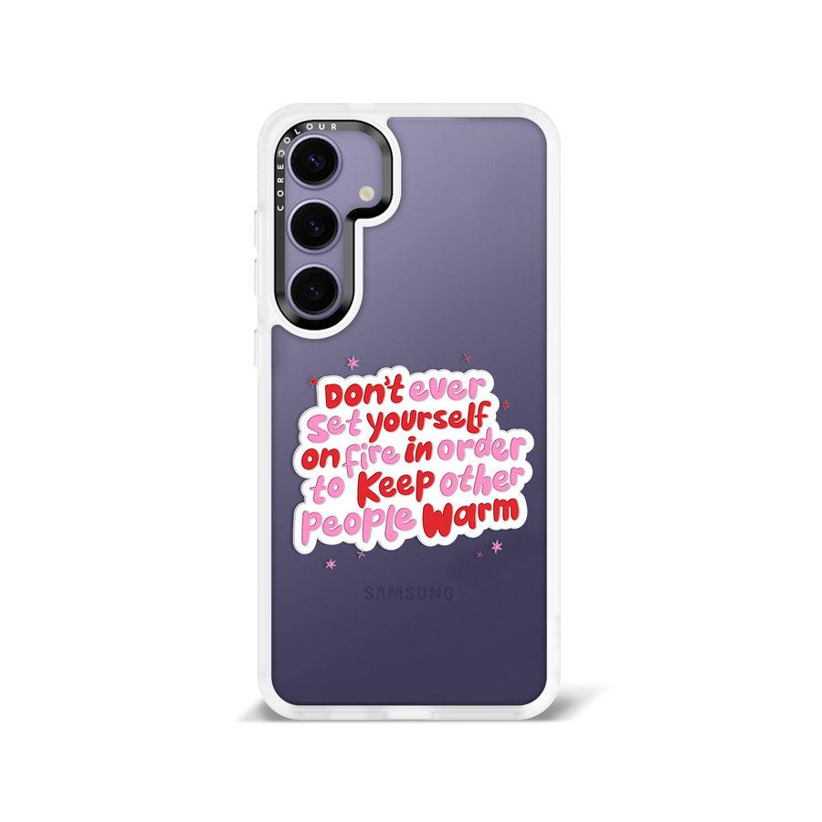 Samsung Galaxy S24+ Don't Ever Set Phone Case - CORECOLOUR AU