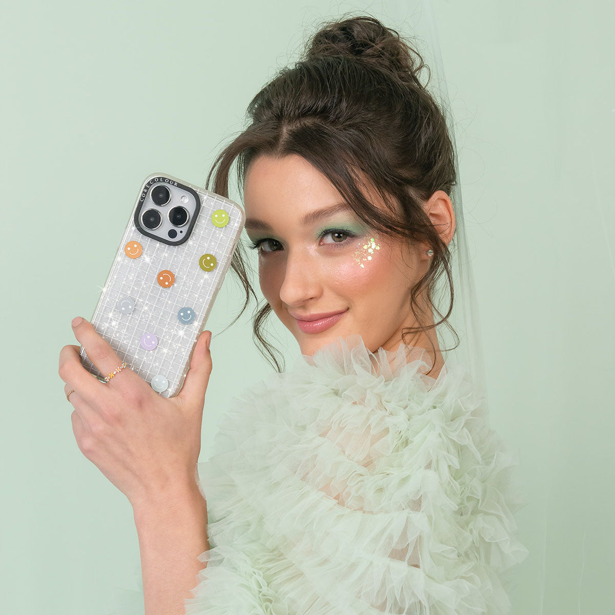 iPhone 14 Pro Max School's Out! Smile! Glitter Phone Case Magsafe Compatible - CORECOLOUR AU