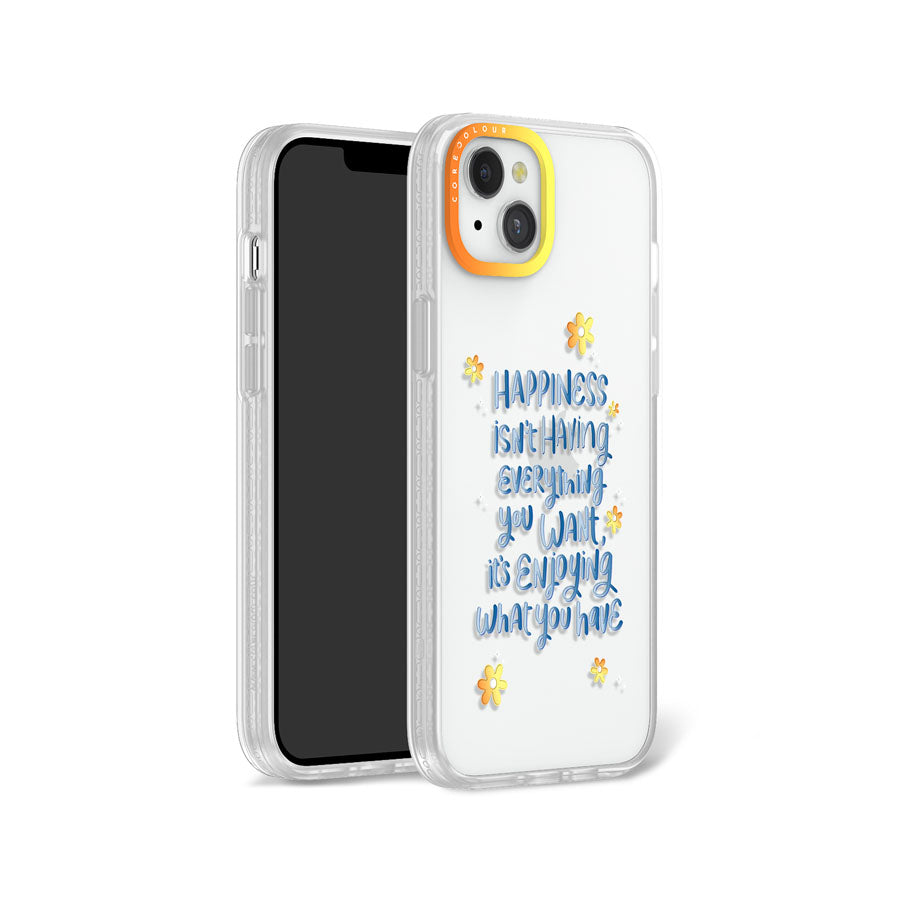 iPhone 14 Plus Enjoy What You Have Phone Case MagSafe Compatible - CORECOLOUR AU