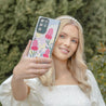 Samsung Galaxy S24+ Blooming Ground Pink Clear Matte Printed Case - CORECOLOUR AU