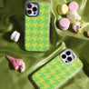 iPhone 12 Pro Max Green Houndstooth Phone Case Magsafe Compatible - CORECOLOUR AU