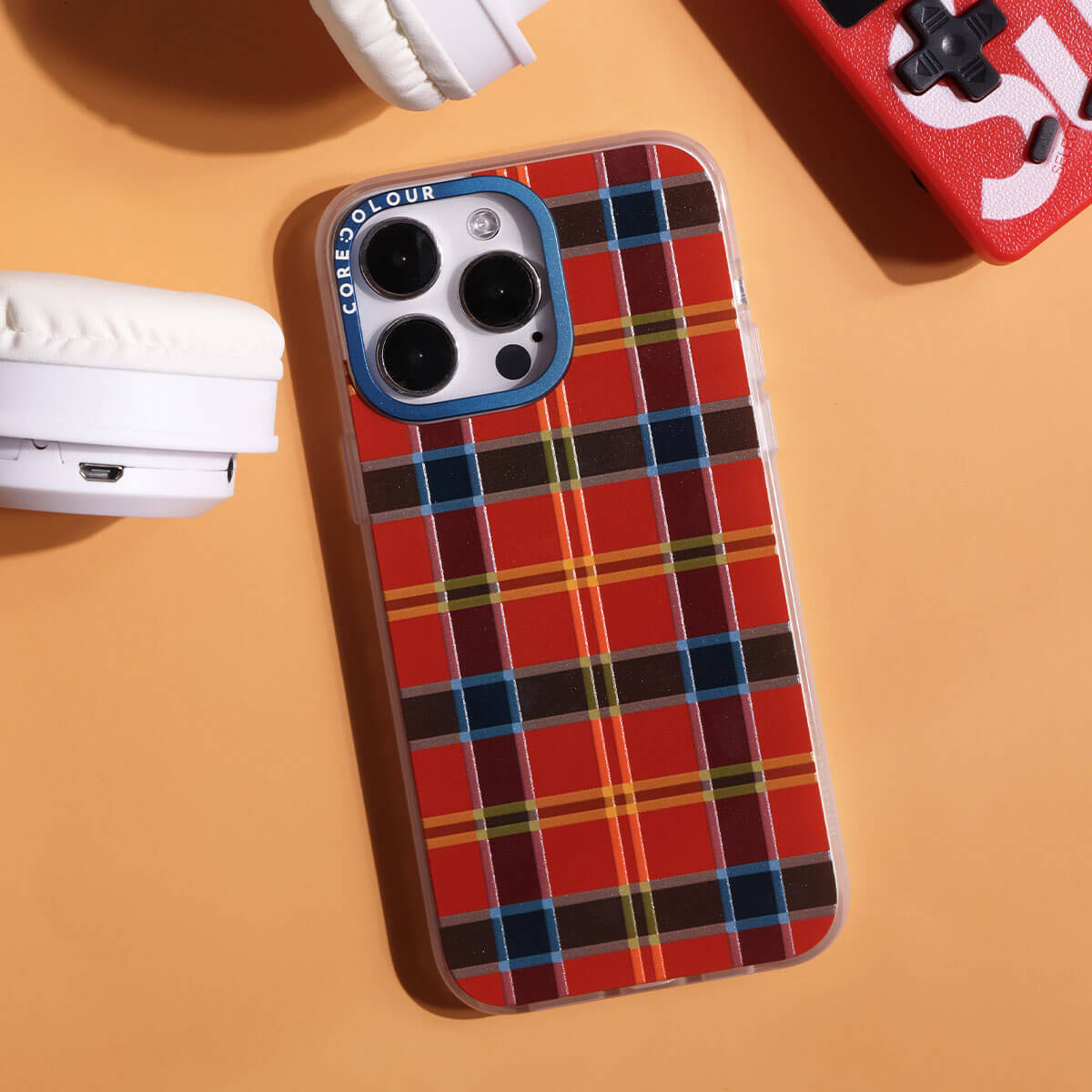 iPhone 15 Classic Plaid Phone Case Magsafe Compatible - CORECOLOUR AU