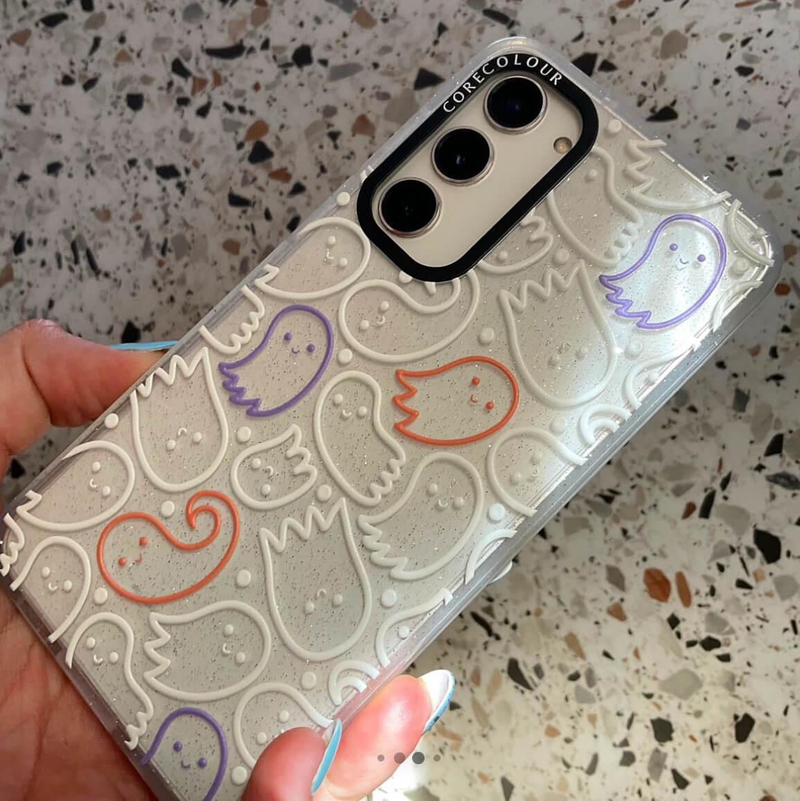 Samsung Galaxy S24 Ghost Squad Glitter Printed Case - CORECOLOUR AU