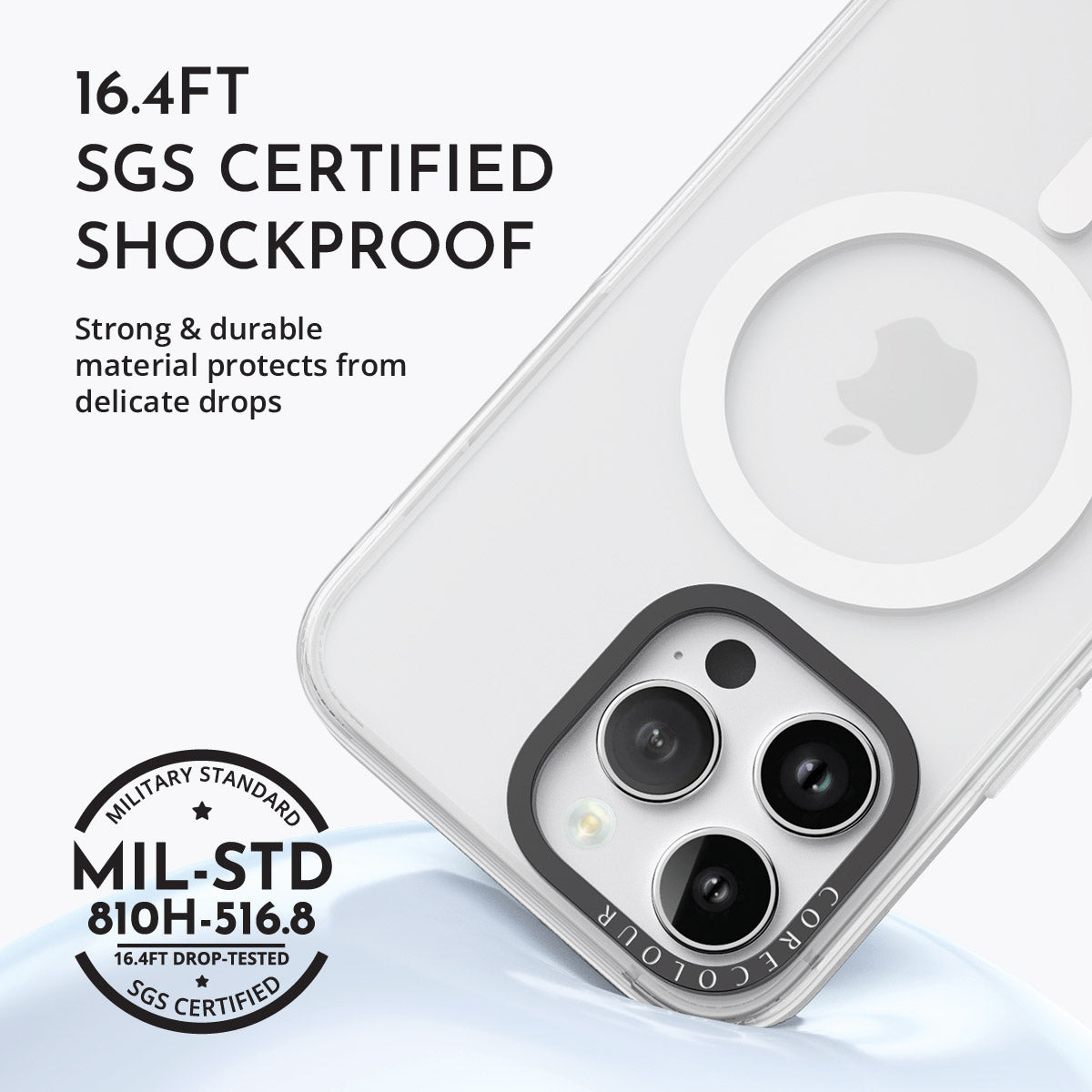 iPhone 15 Pro Minty Rosette Phone Case Magsafe Compatible - CORECOLOUR AU