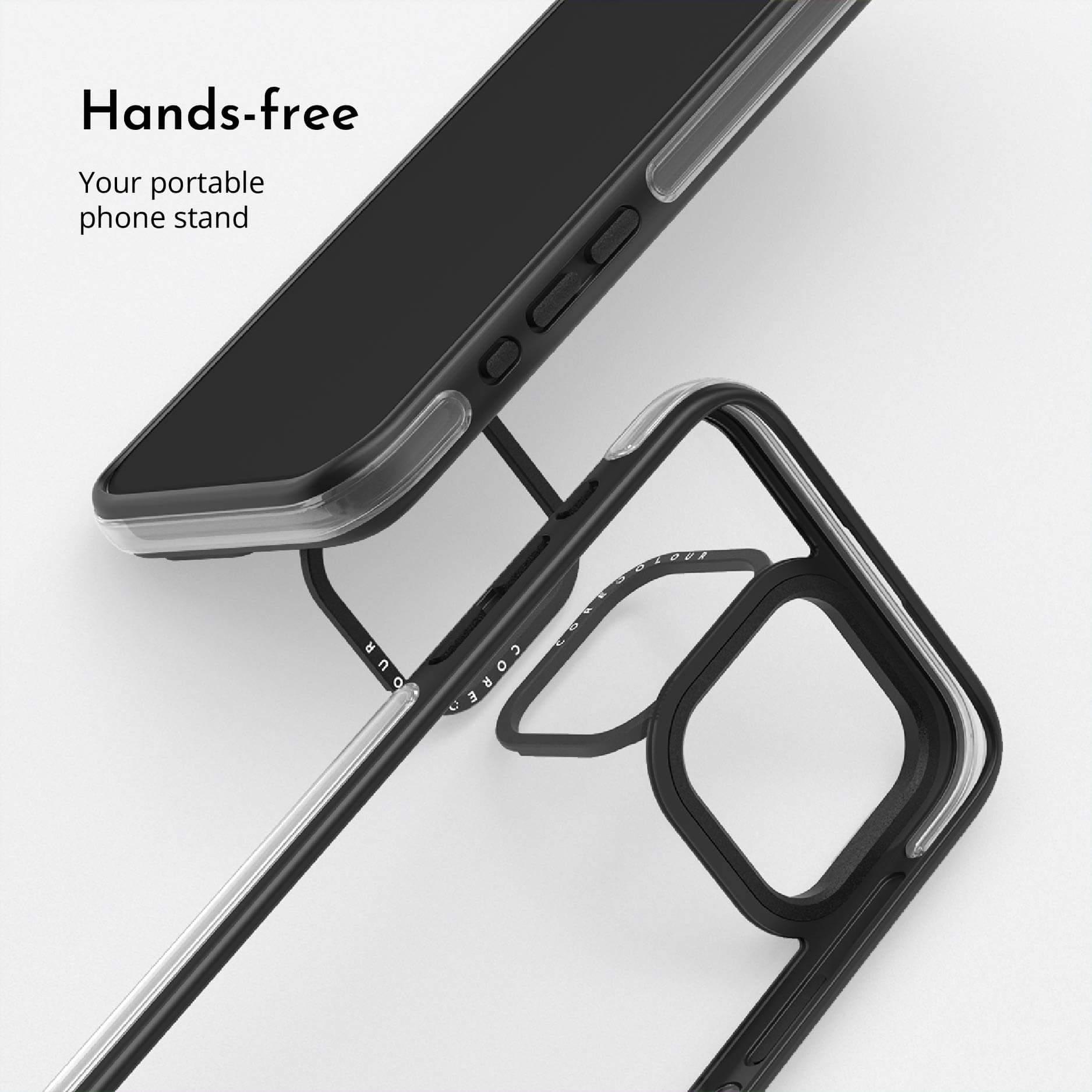 iPhone 15 Pro Max Rainy Pastel Camera Ring Kickstand Case - CORECOLOUR AU