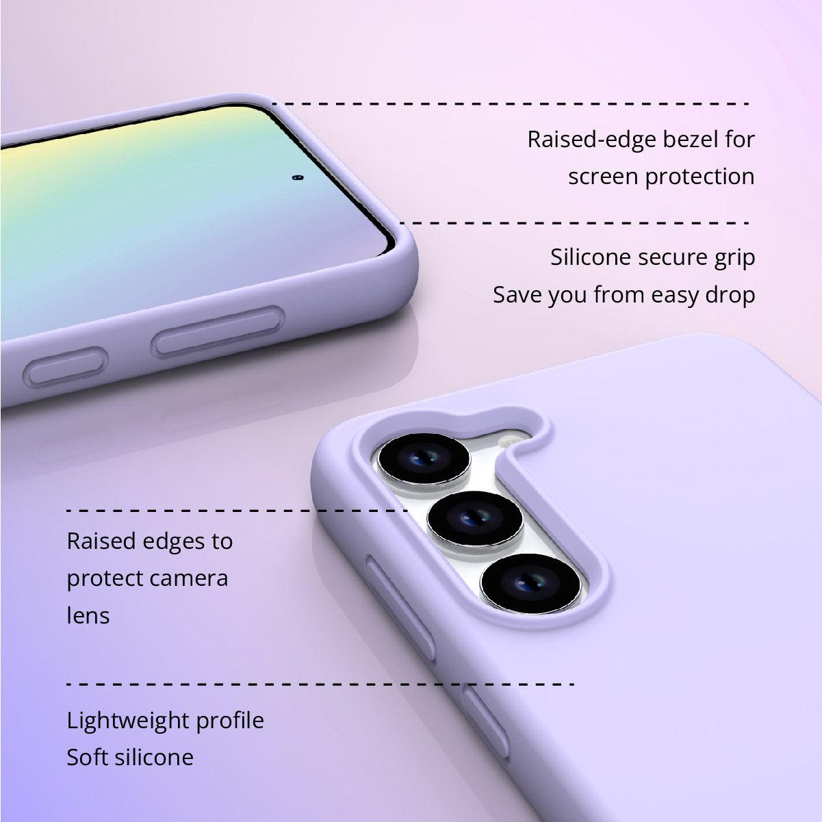Samsung Galaxy S22 Lady Lavender Silicone Phone Case