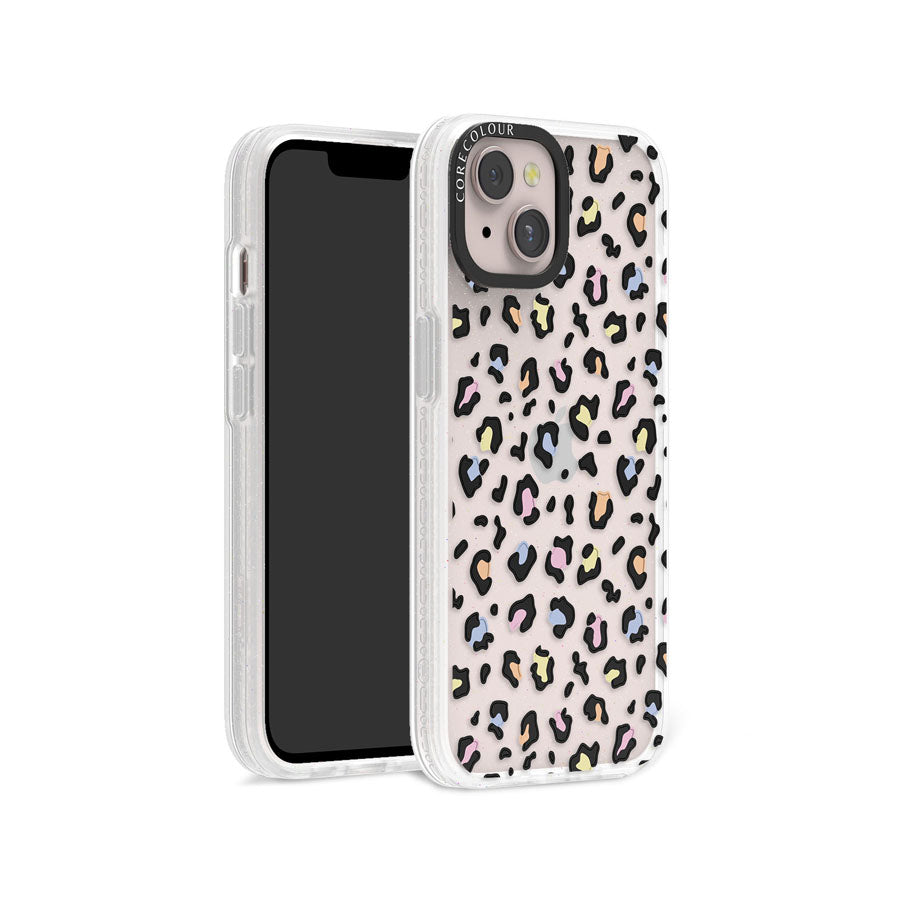 iPhone 13 Colourful Leopard Glitter Phone Case Magsafe Compatible - CORECOLOUR AU