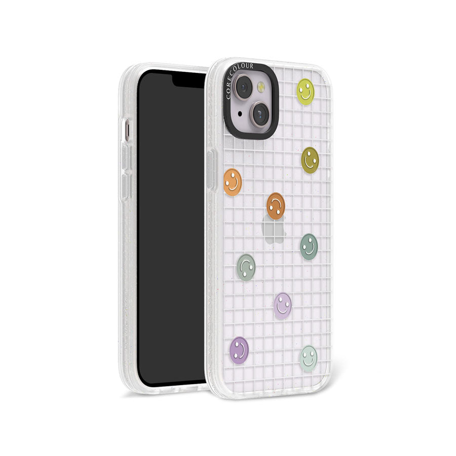 iPhone 14 Plus School's Out! Smile! Glitter Phone Case Magsafe Compatible - CORECOLOUR AU