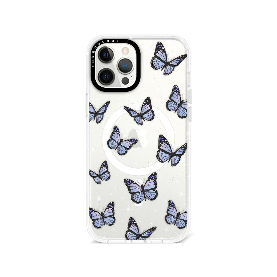 iPhone 12 Pro Butterfly Kiss Glitter Phone Case Magsafe Compatible - CORECOLOUR AU