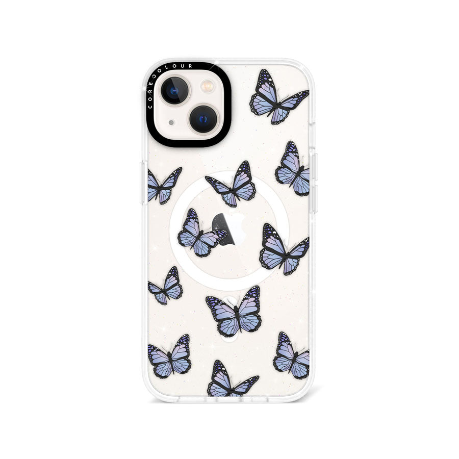 iPhone 14 Butterfly Kiss Glitter Phone Case Magsafe Compatible - CORECOLOUR AU