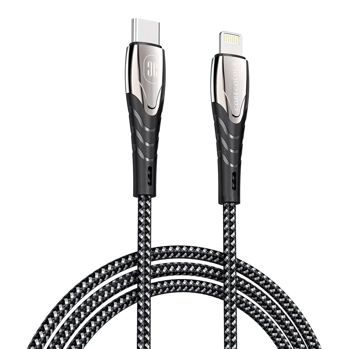 1.2m Type-C to Lightning Anti-bending Charging Cable - CORECOLOUR AU