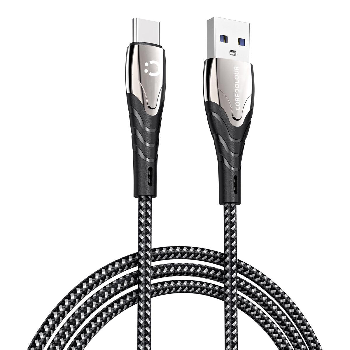 1.2m USB-A to Type-C Anti-bending Charging Cable - CORECOLOUR AU