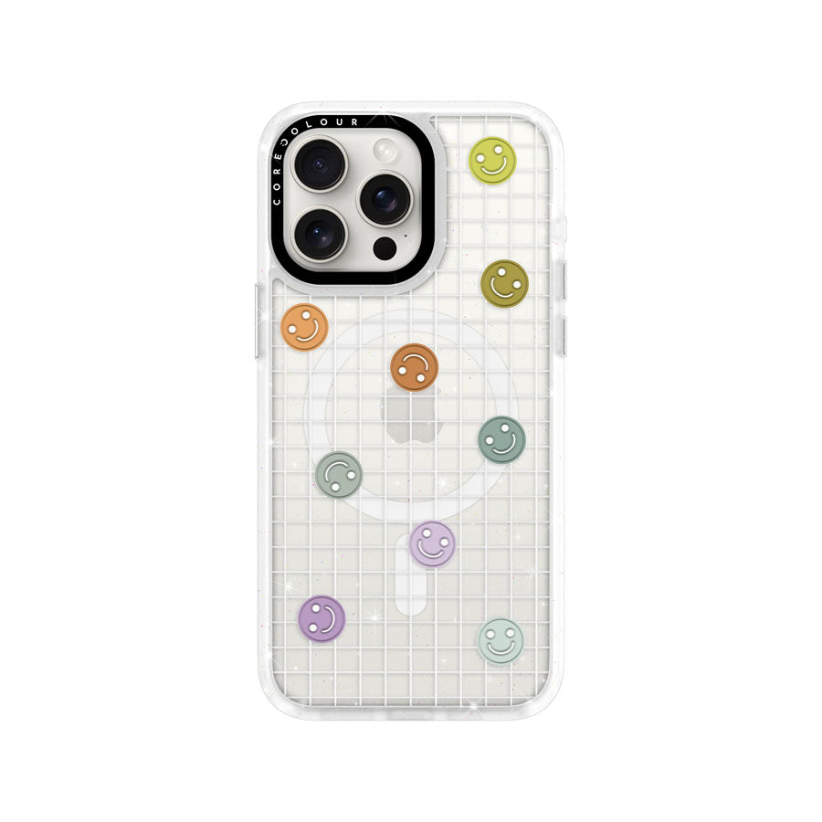 iPhone 15 Pro Max School's Out! Smile! Glitter Phone Case Magsafe Compatible - CORECOLOUR AU