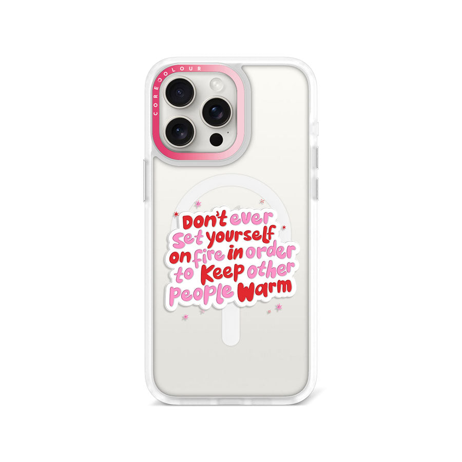 iPhone 15 Pro Max Don't Ever Set Phone Case MagSafe Compatible - CORECOLOUR AU