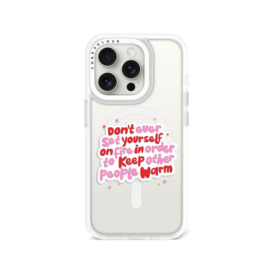 iPhone 15 Pro Don't Ever Set Phone Case MagSafe Compatible - CORECOLOUR AU