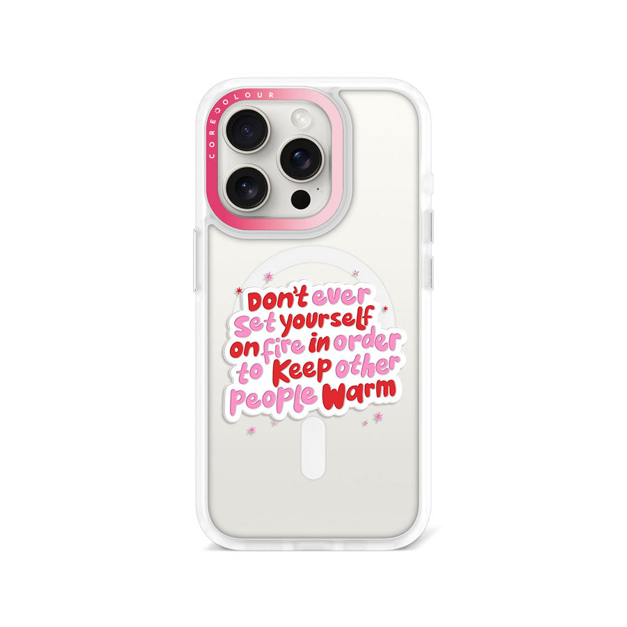 iPhone 15 Pro Don't Ever Set Phone Case MagSafe Compatible - CORECOLOUR AU