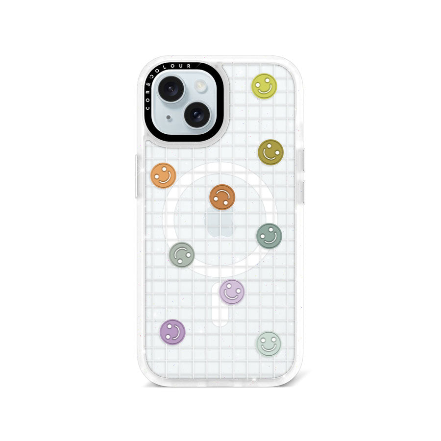 iPhone 15 School's Out! Smile! Glitter Phone Case Magsafe Compatible - CORECOLOUR AU