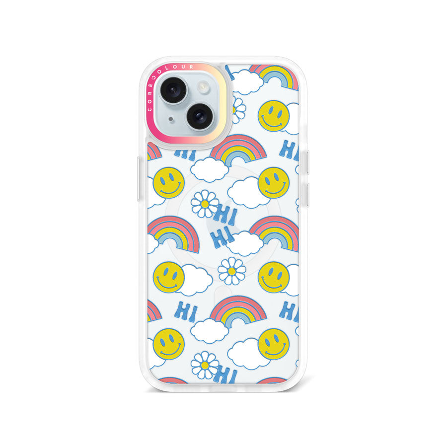 iPhone 15 Hi There! Rainbow Phone Case Magsafe Compatible - CORECOLOUR AU
