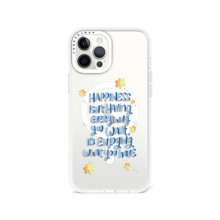 iPhone 12 Pro Enjoy What You Have Phone Case MagSafe Compatible - CORECOLOUR AU