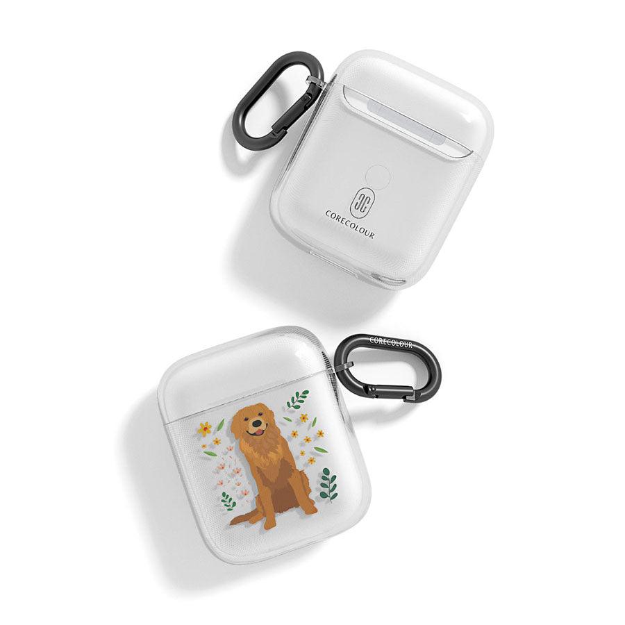 1st & 2nd Generation Paw-sitive Pals Golden Retriever AirPods Case - CORECOLOUR AU