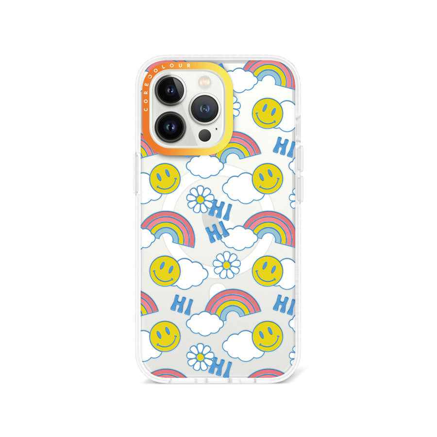 iPhone 13 Pro Hi There! Rainbow Phone Case Magsafe Compatible - CORECOLOUR AU