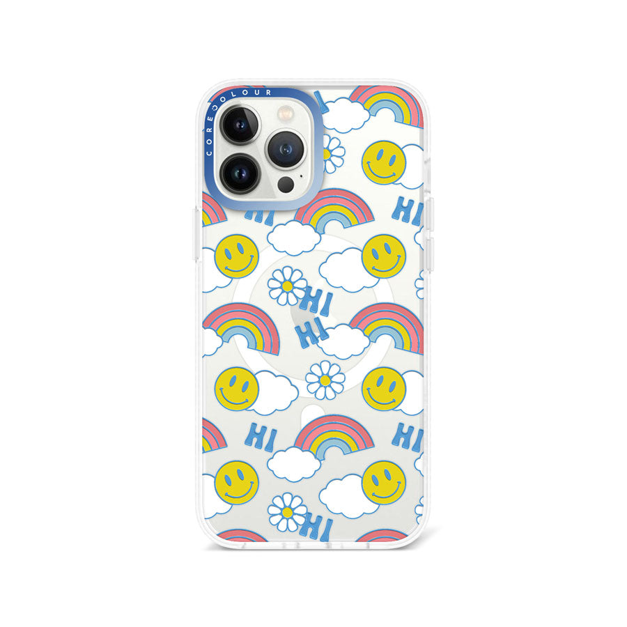 iPhone 13 Pro Max Hi There! Rainbow Phone Case Magsafe Compatible - CORECOLOUR AU