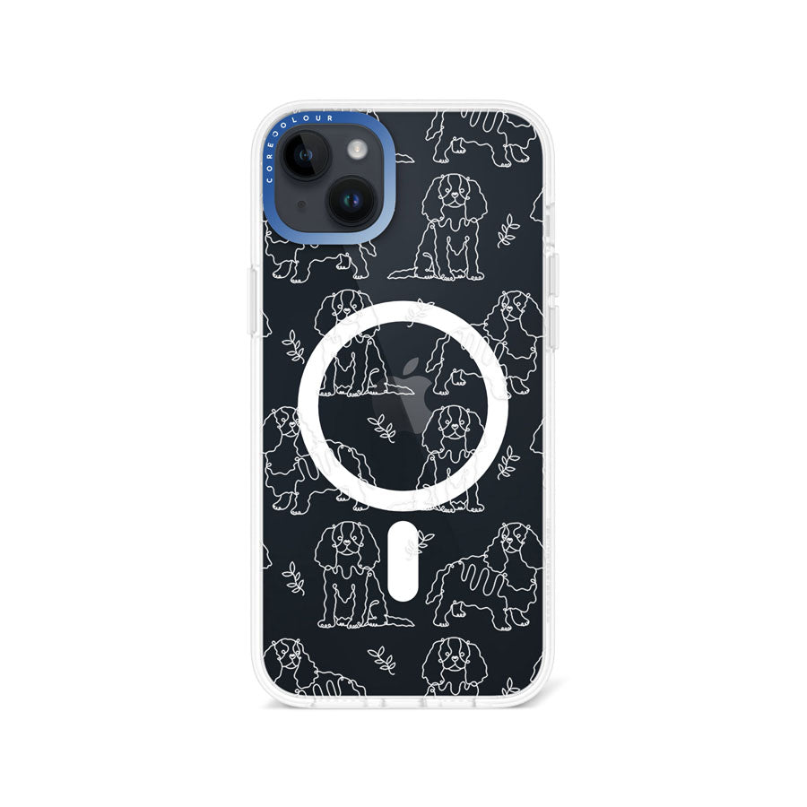 iPhone 14 Plus Cocker Spaniel Minimal Line Phone Case Magsafe Compatible - CORECOLOUR AU