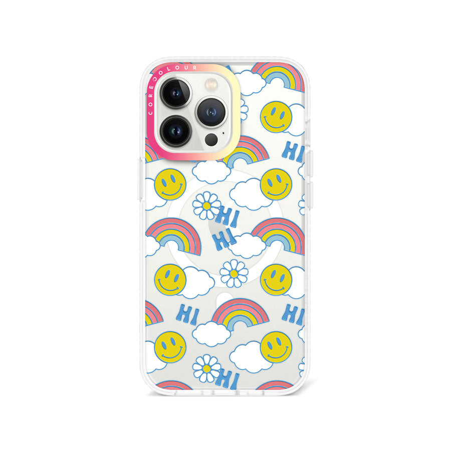 iPhone 13 Pro Hi There! Rainbow Phone Case Magsafe Compatible - CORECOLOUR AU