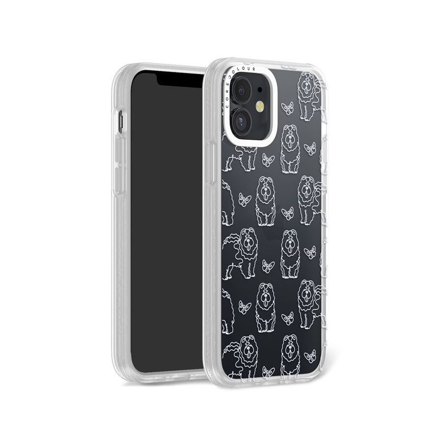iPhone 12 Chow Chow Minimal Line Phone Case Magsafe Compatible - CORECOLOUR AU