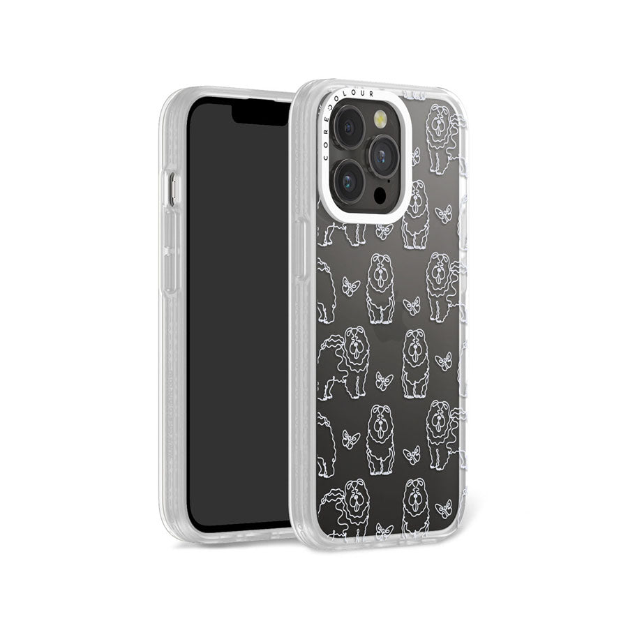 iPhone 13 Pro Chow Chow Minimal Line Phone Case Magsafe Compatible - CORECOLOUR AU