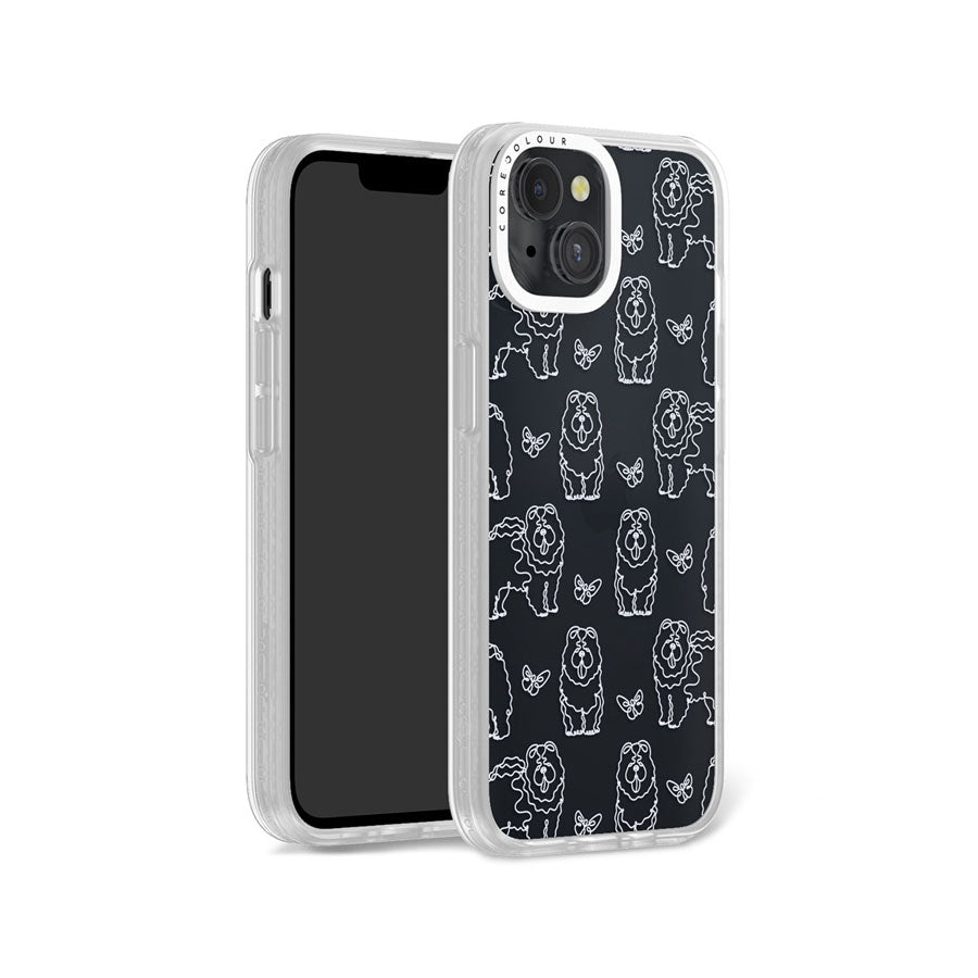 iPhone 14 Chow Chow Minimal Line Phone Case Magsafe Compatible - CORECOLOUR AU