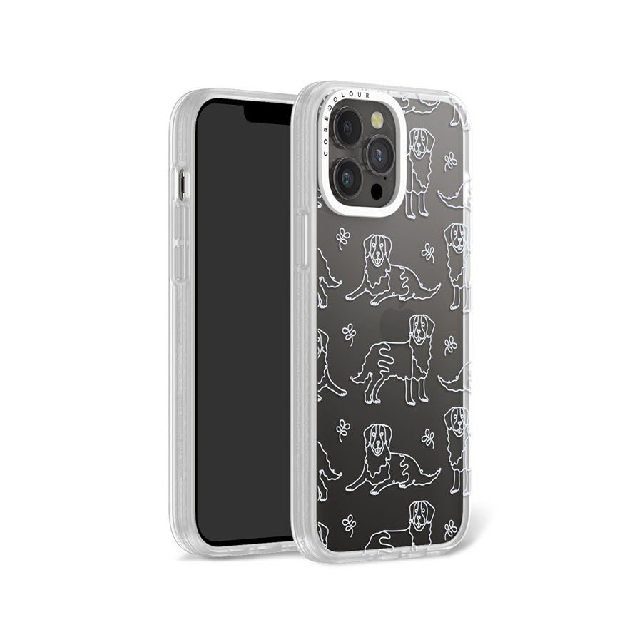 iPhone 13 Pro Max Sausage Dog Minimal Line Phone Case Magsafe Compatible - CORECOLOUR AU