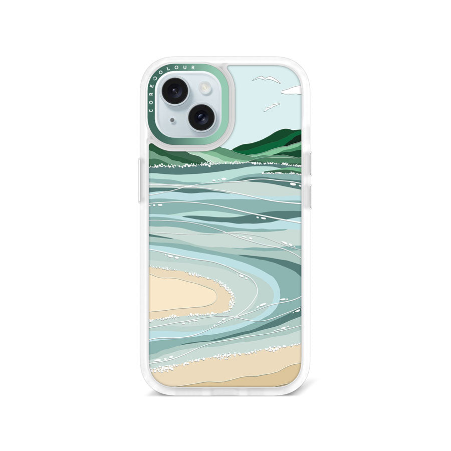 iPhone 15 Whitehaven Beach Phone Case Magsafe Compatible - CORECOLOUR AU