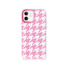 iPhone 12 Pink Houndstooth Phone Case Magsafe Compatible - CORECOLOUR AU