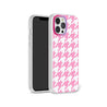 iPhone 12 Pro Max Pink Houndstooth Phone Case Magsafe Compatible - CORECOLOUR AU