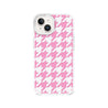 iPhone 13 Pink Houndstooth Phone Case Magsafe Compatible - CORECOLOUR AU