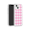 iPhone 13 Pink Houndstooth Phone Case Magsafe Compatible - CORECOLOUR AU