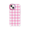 iPhone 13 Pink Houndstooth Phone Case Magsafe Compatible - CORECOLOUR AU