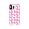 iPhone 14 Pro Max Pink Houndstooth Phone Case Magsafe Compatible - CORECOLOUR AU