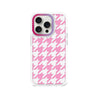 iPhone 15 Pro Pink Houndstooth Phone Case Magsafe Compatible - CORECOLOUR AU