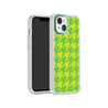 iPhone 14 Green Houndstooth Phone Case Magsafe Compatible - CORECOLOUR AU